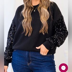 Midnight Chats Chic Soul Sweater